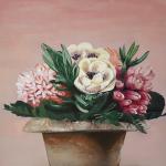 Bouquet, acrylique sur toile de Sophie