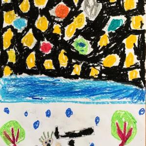 Ciel de nuit, par Baptiste