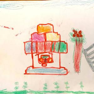 maison en lego, par Baptiste