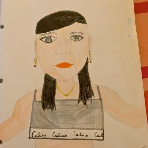 Portrait, par Clémence