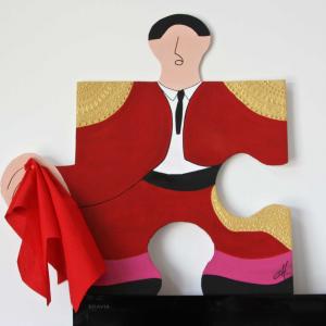 Toréador, peinture acrylique de Christine