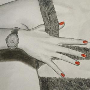 Dessin au crayon de Sophie