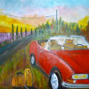 Huile sur toile de Sylvie